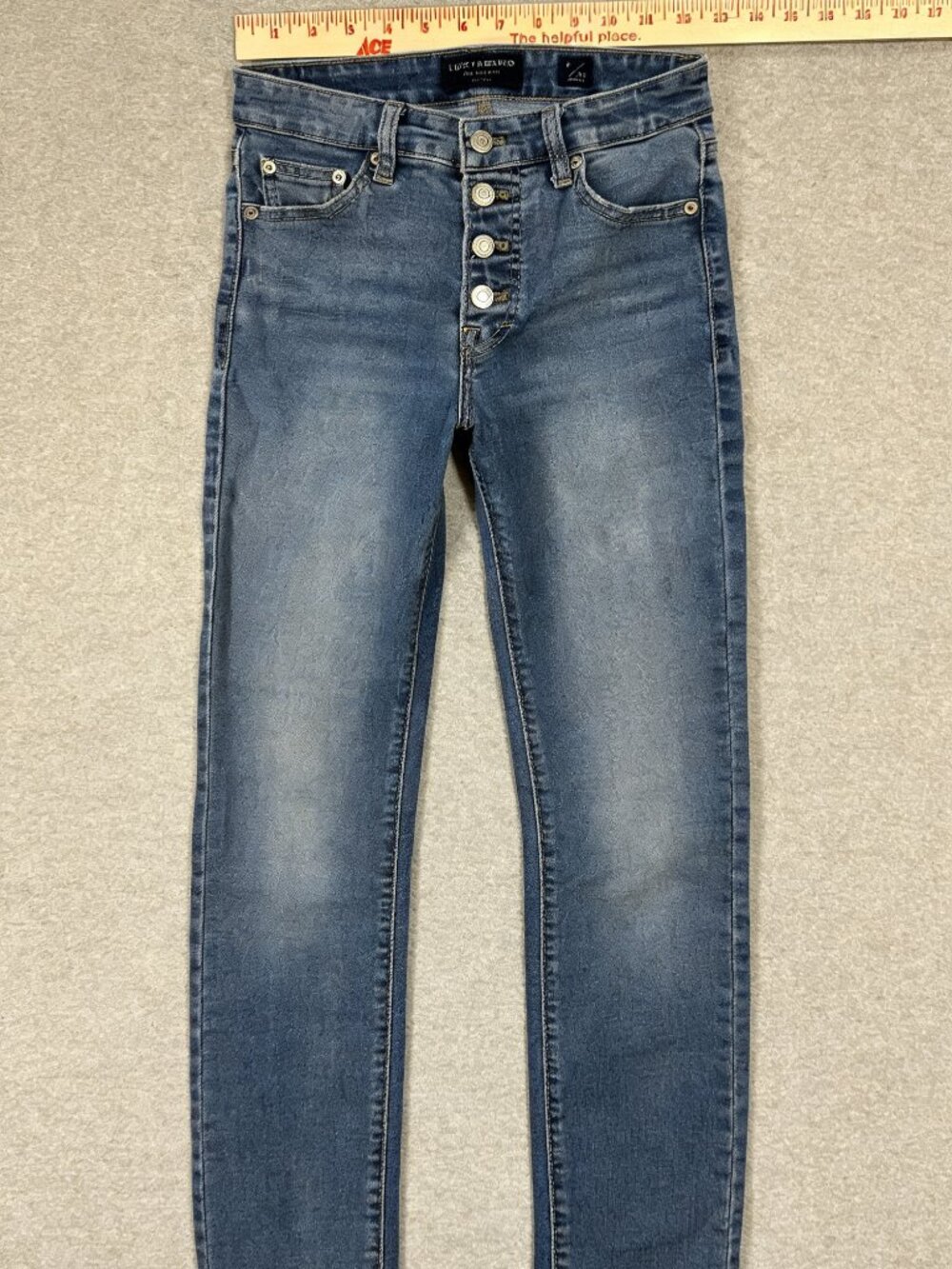 Lucky Brand Women's Size 0/25 Bridgette High Rise Skinny Ankle Denim Jeans